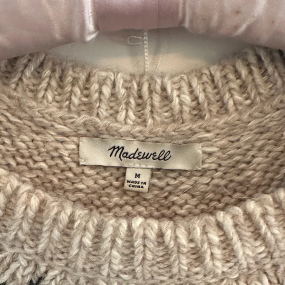 Madewell Driftweave Fair Isle Sweater Alpaca Wool Blend - Picture 4 of 4